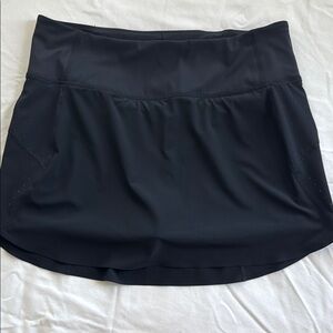 Athleta Black Run With It Skort